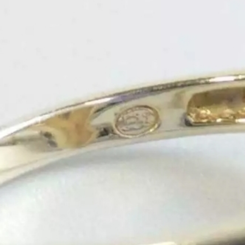 Genuine DIAMOND 💎 GOLD .925 RING - Picture 4 of 5